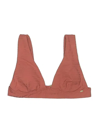 Pre-owned Unbranded Swimsuit Top Orange Swimwear