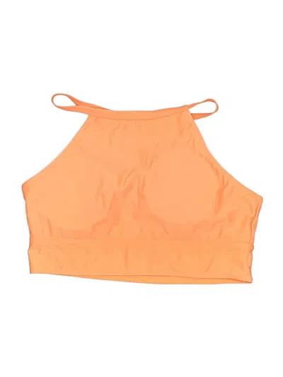 Pre-owned Unbranded Swimsuit Top Orange Swimwear