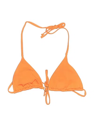 Pre-owned Unbranded Swimsuit Top Orange Swimwear