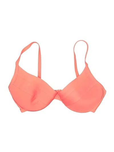 Pre-owned Unbranded Swimsuit Top Orange Swimwear