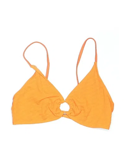 Pre-owned Unbranded Swimsuit Top Orange Swimwear