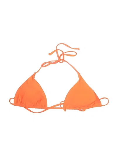 Pre-owned Unbranded Swimsuit Top Orange Swimwear