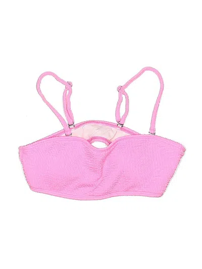 Pre-owned Unbranded Swimsuit Top Pink Swimwear