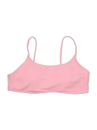 Pre-owned Unbranded Swimsuit Top Pink Swimwear