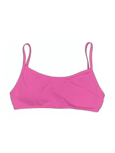 Pre-owned Unbranded Swimsuit Top Pink Swimwear