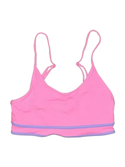 Pre-owned Unbranded Swimsuit Top Pink Swimwear