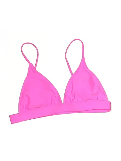 Pre-owned Unbranded Swimsuit Top Pink Swimwear
