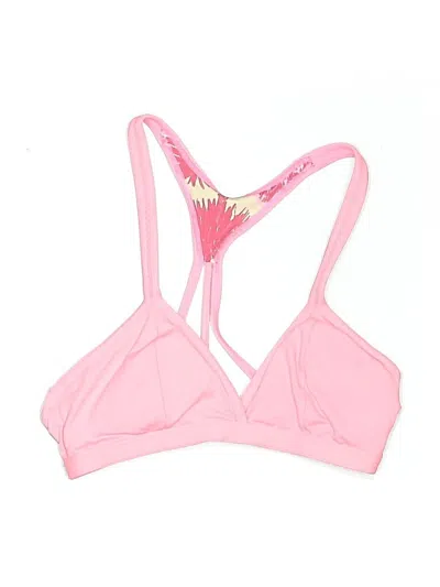 Pre-owned Unbranded Swimsuit Top Pink Swimwear