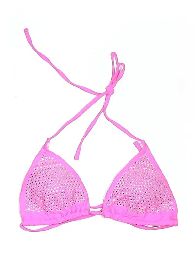 Pre-owned Unbranded Swimsuit Top Pink Swimwear