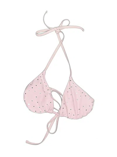 Pre-owned Unbranded Swimsuit Top Pink Swimwear