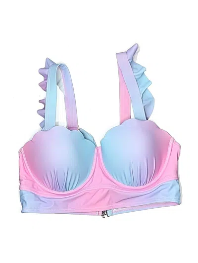 Pre-owned Unbranded Swimsuit Top Pink Swimwear