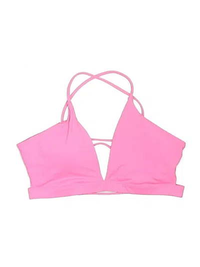 Pre-owned Unbranded Swimsuit Top Pink Swimwear