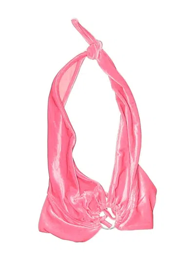 Pre-owned Unbranded Swimsuit Top Pink Swimwear