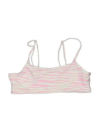Pre-owned Unbranded Swimsuit Top Pink Swimwear