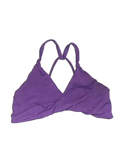 Pre-owned Unbranded Swimsuit Top Purple Swimwear