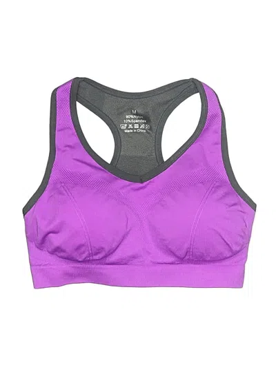 Pre-owned Unbranded Swimsuit Top Purple Swimwear