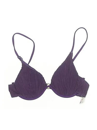 Pre-owned Unbranded Swimsuit Top Purple Swimwear