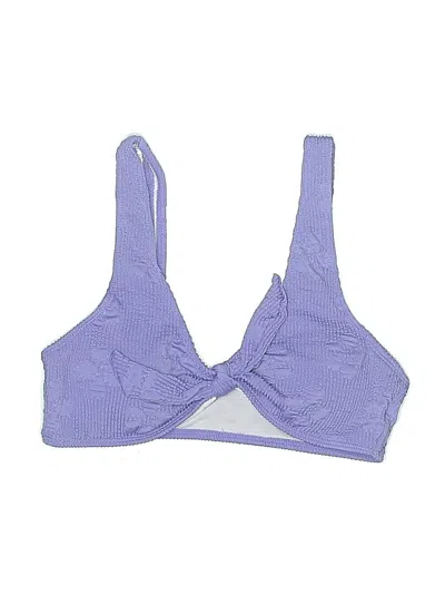 Pre-owned Unbranded Swimsuit Top Purple Swimwear