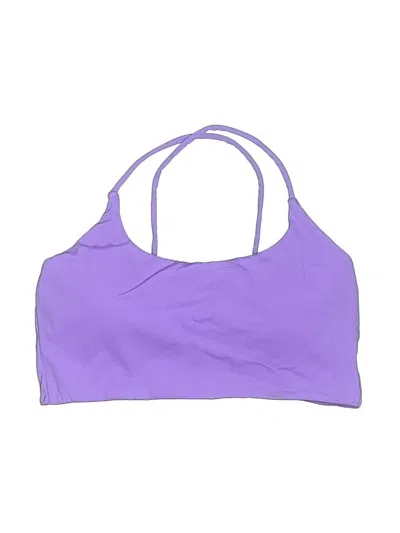 Pre-owned Unbranded Swimsuit Top Purple Swimwear