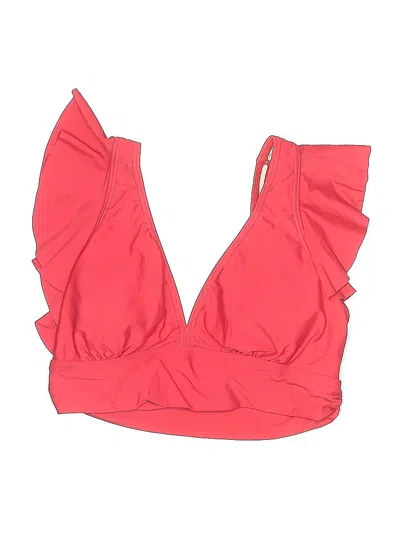 Pre-owned Unbranded Swimsuit Top Red Swimwear