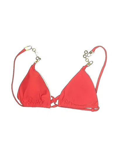 Pre-owned Unbranded Swimsuit Top Red Swimwear