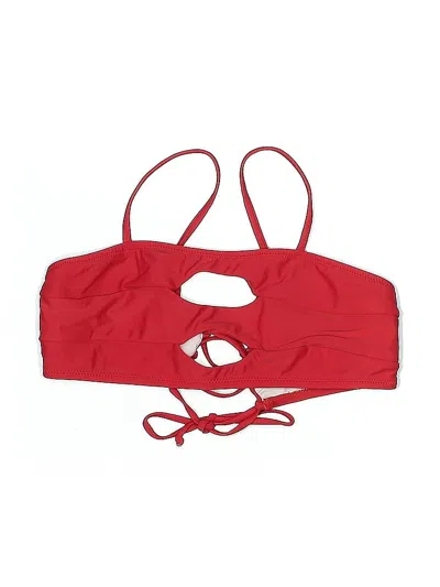 Pre-owned Unbranded Swimsuit Top Red Swimwear