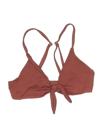 Pre-owned Unbranded Swimsuit Top Red Swimwear