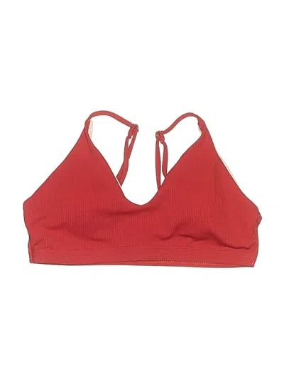 Pre-owned Unbranded Swimsuit Top Red Swimwear