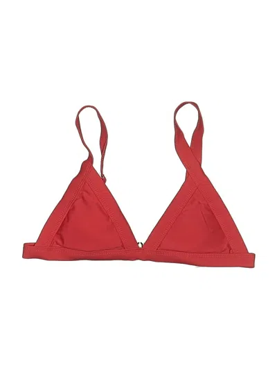 Pre-owned Unbranded Swimsuit Top Red Swimwear