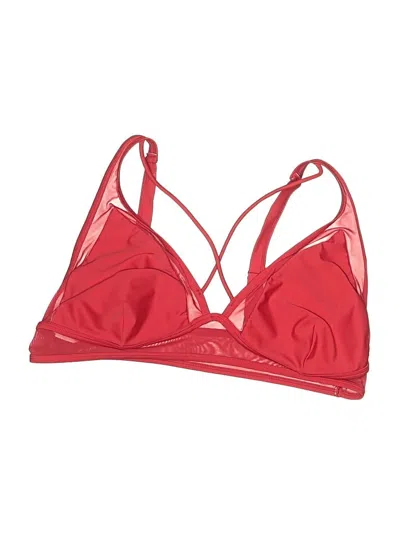 Pre-owned Unbranded Swimsuit Top Red Swimwear