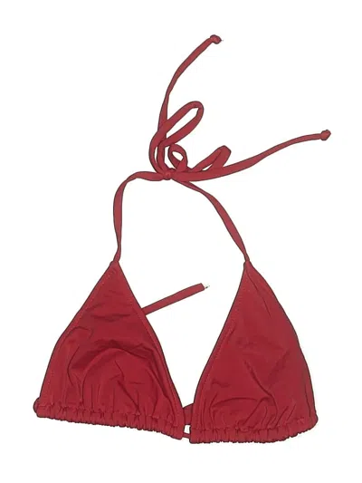 Pre-owned Unbranded Swimsuit Top Red Swimwear
