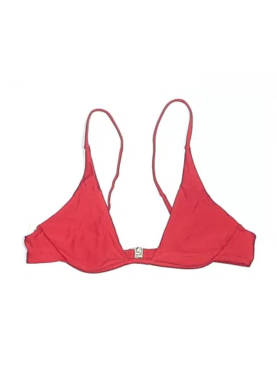 Pre-owned Unbranded Swimsuit Top Red Swimwear