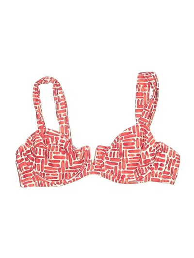 Pre-owned Unbranded Swimsuit Top Red Swimwear