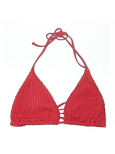 Pre-owned Unbranded Swimsuit Top Red Swimwear