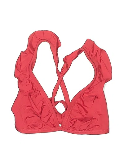 Pre-owned Unbranded Swimsuit Top Red Swimwear