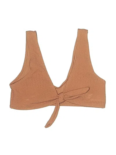 Pre-owned Unbranded Swimsuit Top Tan Swimwear
