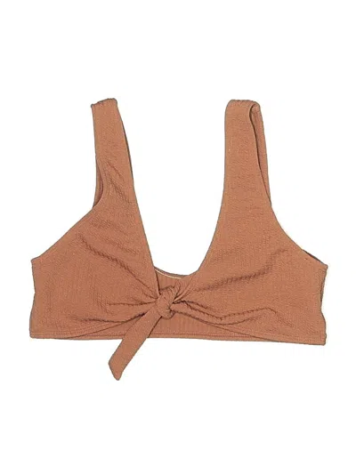 Pre-owned Unbranded Swimsuit Top Tan Swimwear