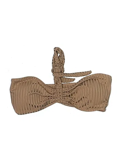 Pre-owned Unbranded Swimsuit Top Tan Swimwear