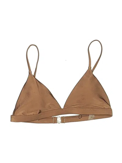 Pre-owned Unbranded Swimsuit Top Tan Swimwear