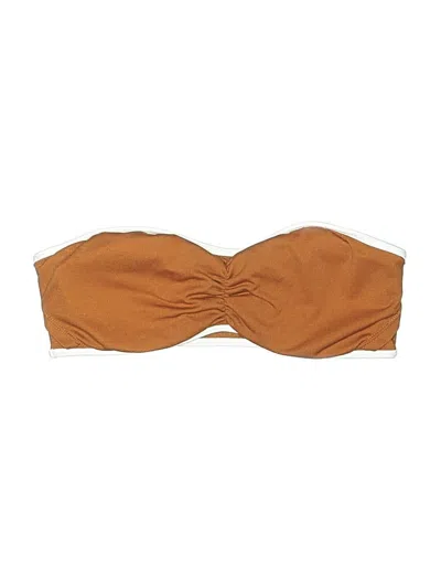 Pre-owned Unbranded Swimsuit Top Tan Swimwear In Brown