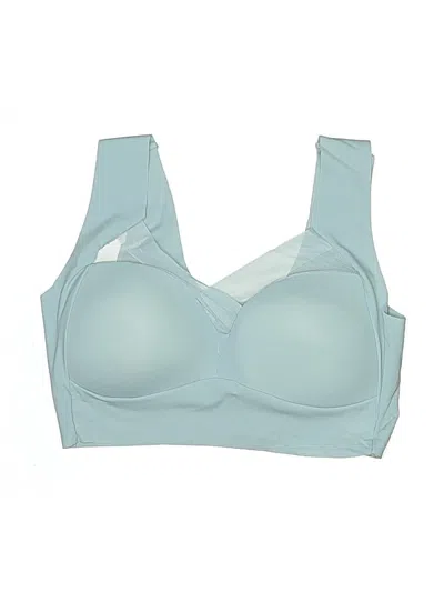 Pre-owned Unbranded Swimsuit Top Teal Swimwear In Blue
