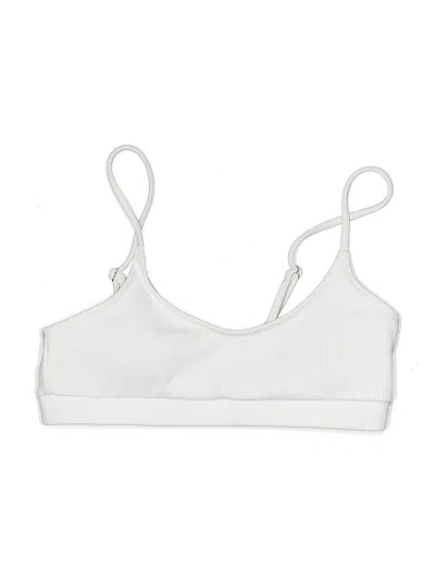 Pre-owned Unbranded Swimsuit Top White Swimwear