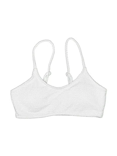 Pre-owned Unbranded Swimsuit Top White Swimwear