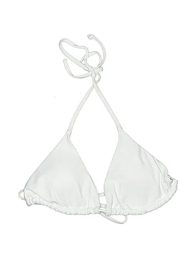 Pre-owned Unbranded Swimsuit Top White Swimwear