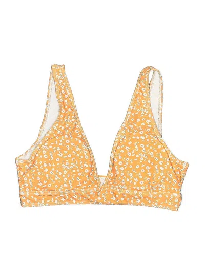 Pre-owned Unbranded Swimsuit Top Yellow Swimwear