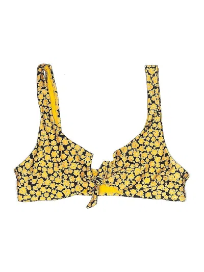 Pre-owned Unbranded Swimsuit Top Yellow Swimwear