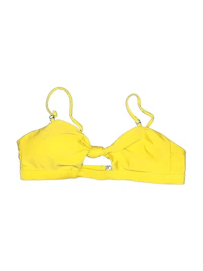 Pre-owned Unbranded Swimsuit Top Yellow Swimwear