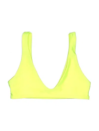 Pre-owned Unbranded Swimsuit Top Yellow Swimwear