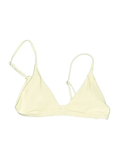 Pre-owned Unbranded Swimsuit Top Yellow Swimwear