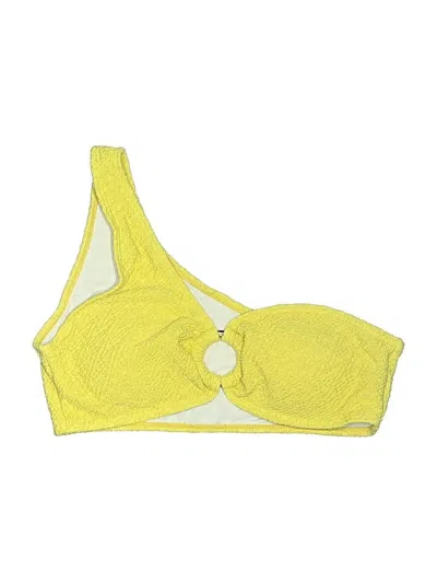 Pre-owned Unbranded Swimsuit Top Yellow Swimwear
